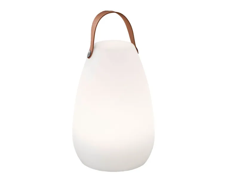 Outdoor Akku Tischlampe RUBY ohne Kabel mit RGB Farbwechsel 26cm