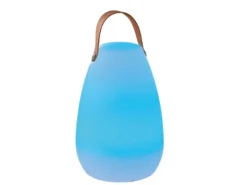 Outdoor Akku Tischlampe RUBY ohne Kabel mit RGB Farbwechsel 26cm