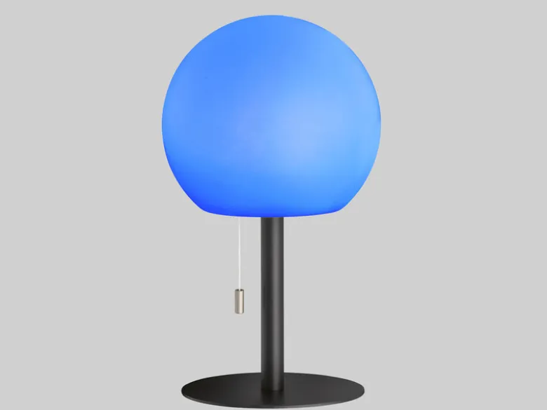 Outdoor Akku Tischlampe TRIVENTO ohne Kabel - dimmbar & RGB, H: 18cm