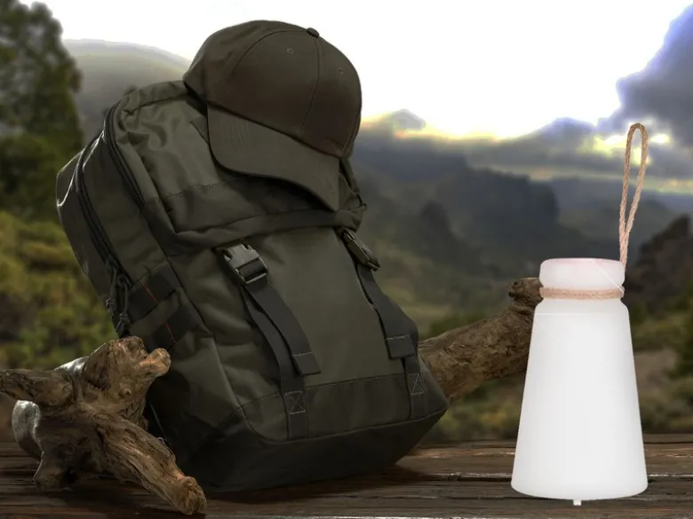Outdoor Akku Tischleuchte BRUNO mit Fernbedienung dimmbar & RGB, Höhe 20cm