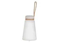 Outdoor Akku Tischleuchte BRUNO mit Fernbedienung dimmbar & RGB, Höhe 20cm