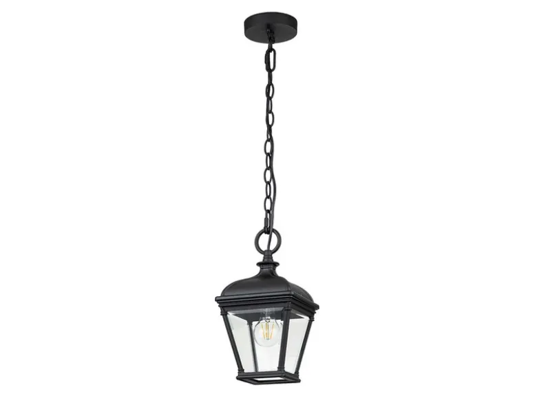 Outdoor Hängelampe BAYVIEW Kettenlaterne Landhausstil, max. Höhe 141cm