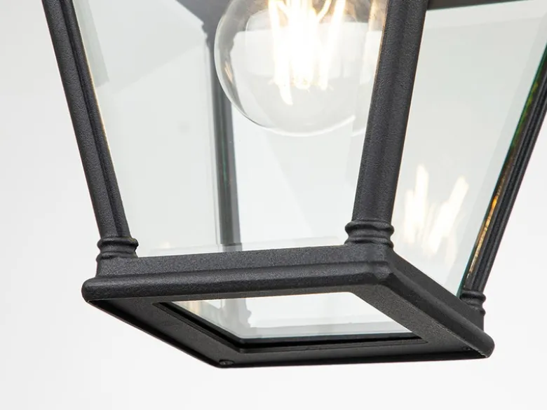 Outdoor Hängelampe BAYVIEW Kettenlaterne Landhausstil, max. Höhe 141cm