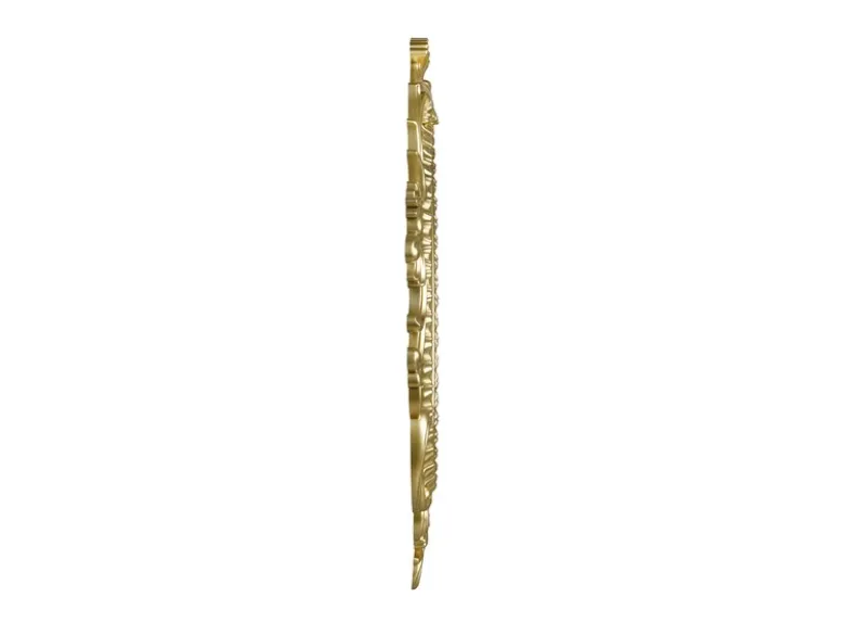 Ovaler Wandspiegel TRIXI mit Barockrahmen in Gold 73cm groß