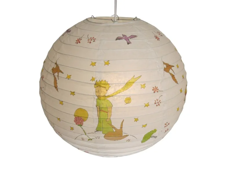 Papier Lampenschirm fürs Kinderzimmer mit "Der kleine Prinz" Motiv