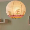 Papier Lampenschirm fürs Kinderzimmer mit fröhlichem Rabbit Motiv Ø 40cm