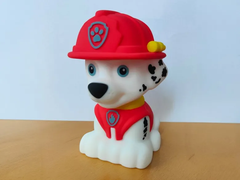 PAW PATROL Akku Nachtlicht MARSHALL per USB aufladbar, dimmbar, Höhe 14cm