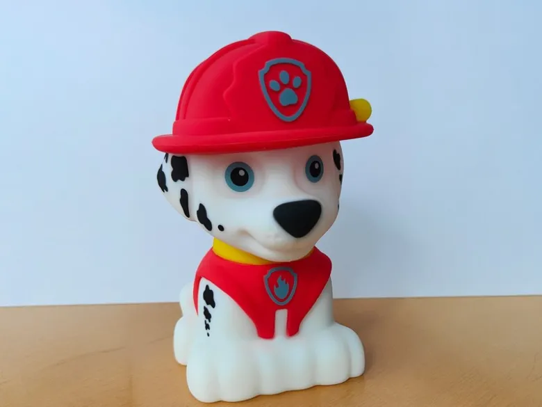 PAW PATROL Akku Nachtlicht MARSHALL per USB aufladbar, dimmbar, Höhe 14cm