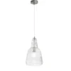 Pendelleuchte GALWAY einflammig, Kristallglas Transparent facettiert, Ø 23cm