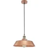 Pendelleuchte KNUD Kupfer gebürstet / gold matt, Ø 36cm