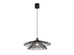 Pendelleuchte MARGARITA mit doppelt gefächertem Metall Gitterschirm Ø 50cm