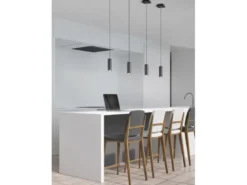 Pendelleuchte MARLEY 1-flammig Metall in Schwarz matt, Ø 12cm