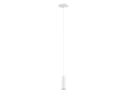 Pendelleuchte MARLEY 1-flammig Metall in Weiß matt, Ø 12cm