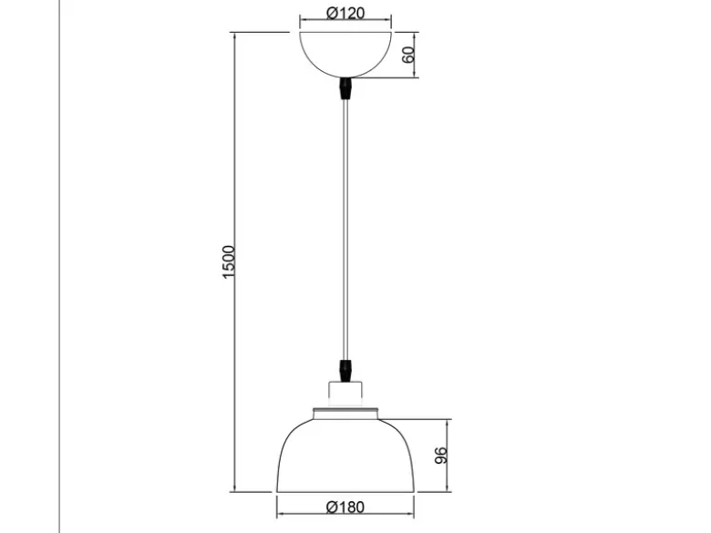 Pendelleuchte PUNCH 1-flammig Metall Schwarz Gold mit Drahtgeflecht, Ø 18cm