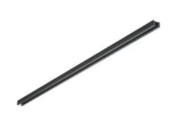 2-Phasen Schiene für DUOline Schienensystem Schwarz matt, Länge 100cm