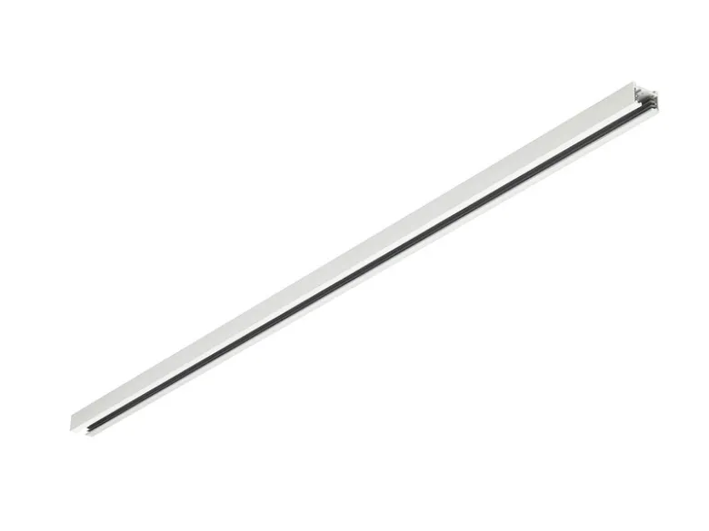 2-Phasen Schiene für DUOline Schienensystem Weiß matt, Länge 100cm