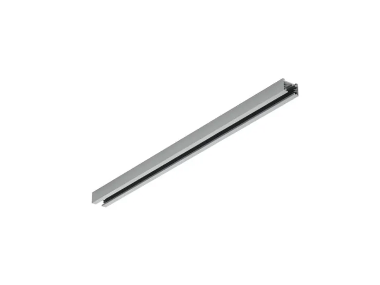 2-Phasen Schiene für DUOline Schienensystem Grau matt, Länge 50cm