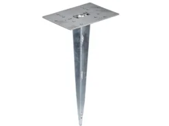 Pollerleuchte Downlight Anthrazit inklusive Erdspieß & GU10 LED, Höhe 50cm