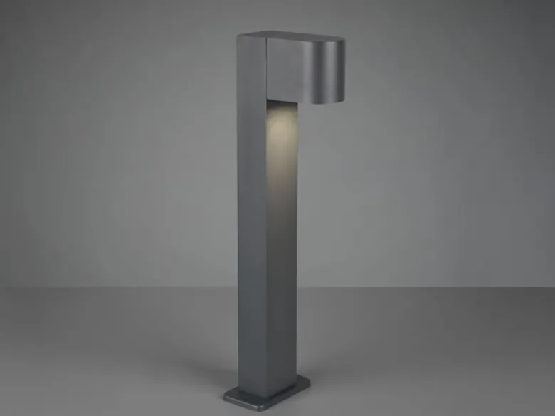 Pollerleuchte ROYA Downlight aus Aluminium Anthrazit, Höhe 50cm