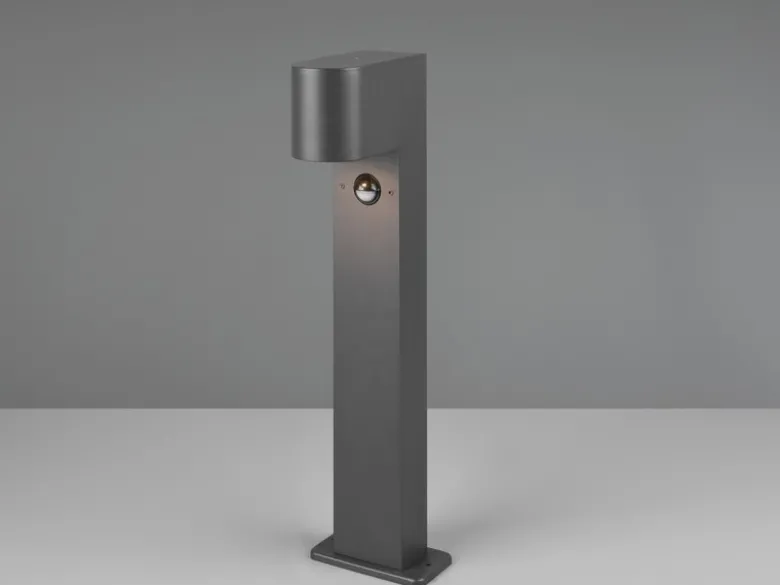Pollerleuchte ROYA mit Bewegungsmelder, Downlight Anthrazit, Höhe 50cm