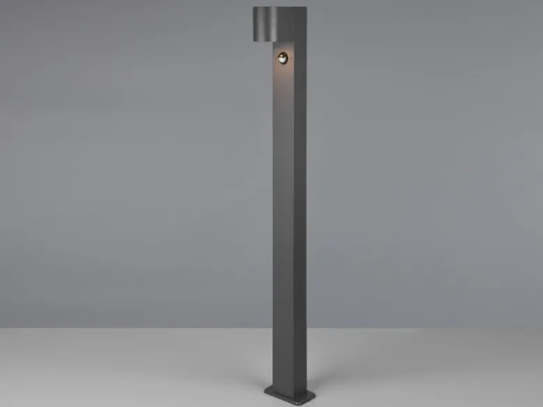 Pollerleuchte ROYA mit Bewegungsmelder, Downlight Anthrazit, Höhe 100cm