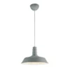 Retro Pendelleuchte WILL Lampenschirm Metall Betonoptik, Ø 36cm