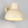 Retro Style Downlight Außenwandleuchte ELBE Beige, Ø 20cm