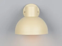 Retro Style Downlight Außenwandleuchte ELBE Beige, Ø 20cm