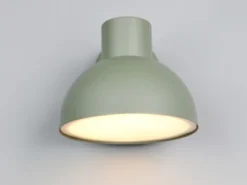 Retro Style Downlight Außenwandleuchte ELBE Grün, Ø 20cm