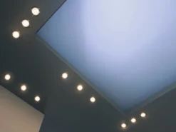 Runde Einbaustrahler Decke im 4er Set schwenkbar Silber matt GU10