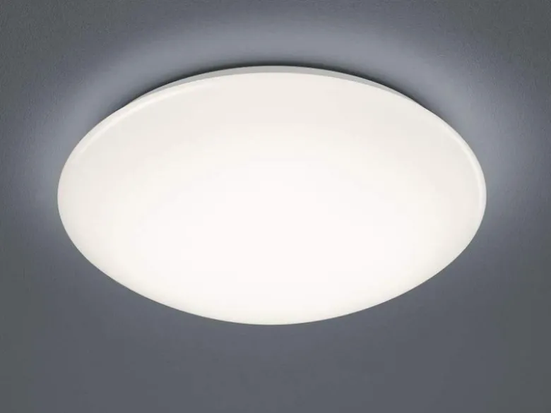 Runde LED Deckenleuchte LUKIDA Weiß mit Fernbedienung dimmbar Ø 38cm