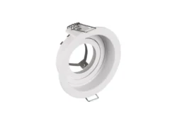 Runder Deckeneinbaustrahler KENAI Weiß matt, schwenkbar Ø 9,2cm
