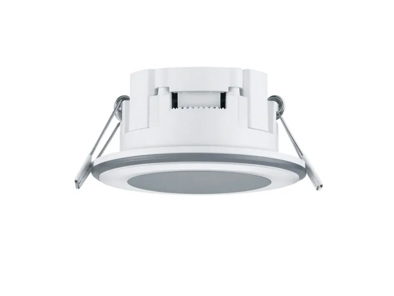 Runder LED Deckeneinbaustrahler AURA Weiß matt Ø 8,2cm