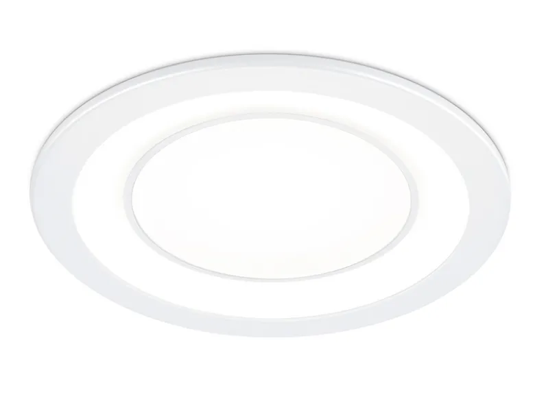 Runder LED Deckeneinbaustrahler CORE in Weiß matt Ø 14,8cm