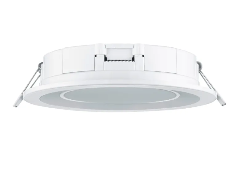 Runder LED Deckeneinbaustrahler CORE in Weiß matt Ø 14,8cm
