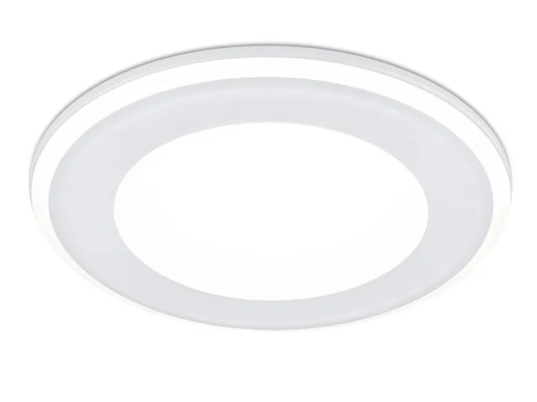 Runder LED Deckeneinbaustrahler AURA Weiß matt Ø 14,8cm