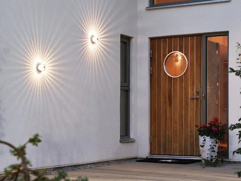 Runde Wandleuchte MONZA für effektvolle Beleuchtung, 3W, massives Aluminium