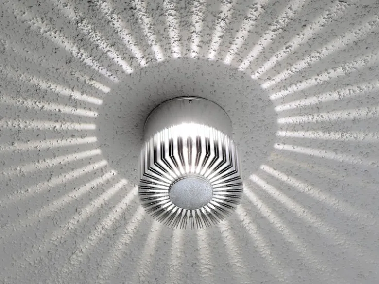 Runde Wandleuchte MONZA für effektvolle Beleuchtung, 3W, massives Aluminium