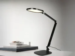 Schreibtischlampe SERVO LED dimmbar klemmbar 3 Lichtfarben inkl. Tageslicht 58cm