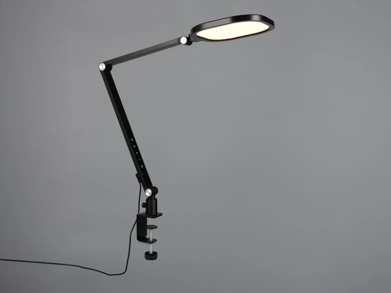 Schreibtischlampe SERVO LED dimmbar klemmbar 3 Lichtfarben inkl. Tageslicht 58cm