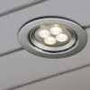Schwenkbarer LED Deckeneinbaustrahler 12,5 cm, geeignet für Bad und Außenbereich