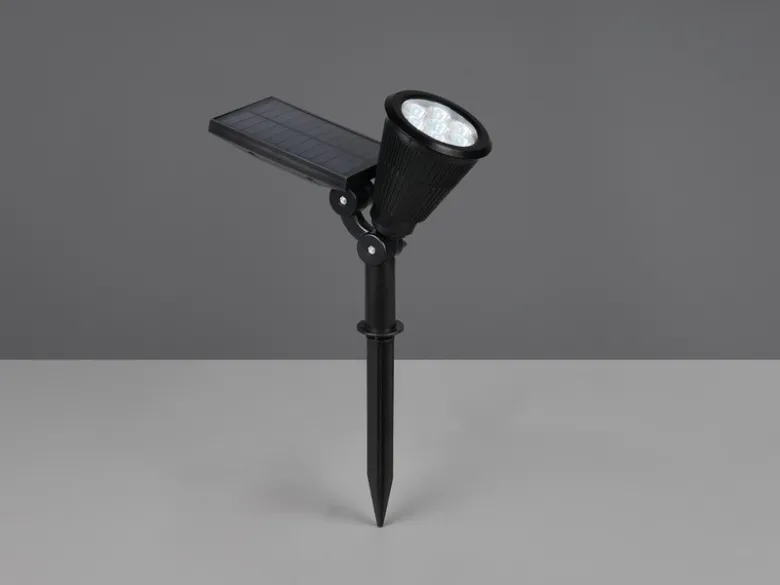 Schwenkbarer Solar Deko Gartenstrahler FESTIVAL mit RGB Farbwechsel, H: 36cm