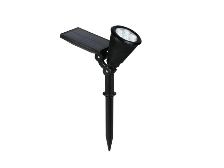 Schwenkbarer Solar Deko Gartenstrahler FESTIVAL mit RGB Farbwechsel, H: 36cm
