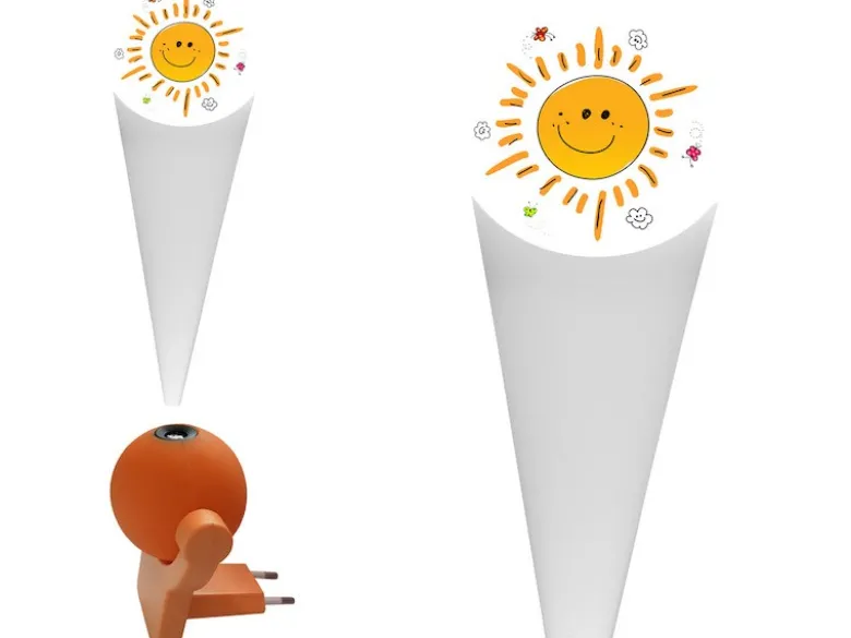Schwenkbares LED-Nachtlicht SUNNY Farbwechlser Dämmerungssensor