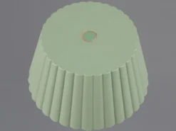 SET: Kleine Akku Stehlampe 123cm & Tischlampe 39cm für Outdoor kabellos Grün