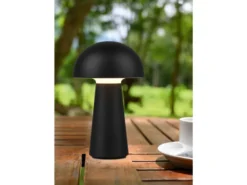 SET Outdoor Akku LED Tischleuchten Touch Dimmer, Schwarz Höhe 21cm