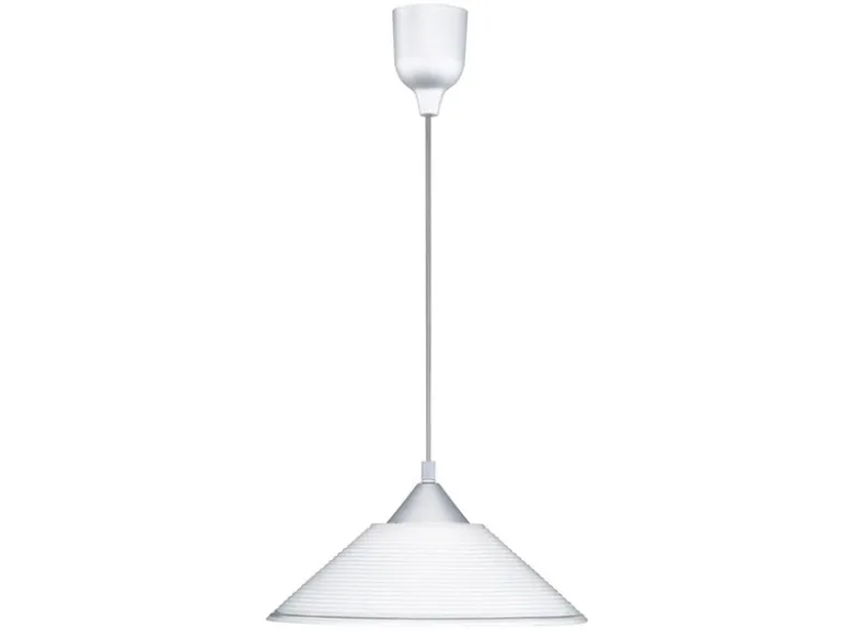 Skandinavische LED Pendelleuchte mit Glas Lampenschirm, Ø 30cm