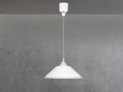 Skandinavische LED Pendelleuchte mit Glas Lampenschirm, Ø 30cm