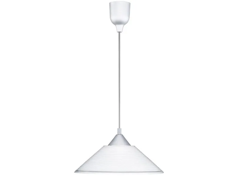 Skandinavische Pendelleuchte DIEGO mit Glas Lampenschirm, Ø 30cm