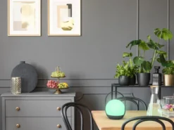 Smarte AKKU LED Außentischleuchte CARDI - USB, RGB & Weißtöne Höhe 22cm